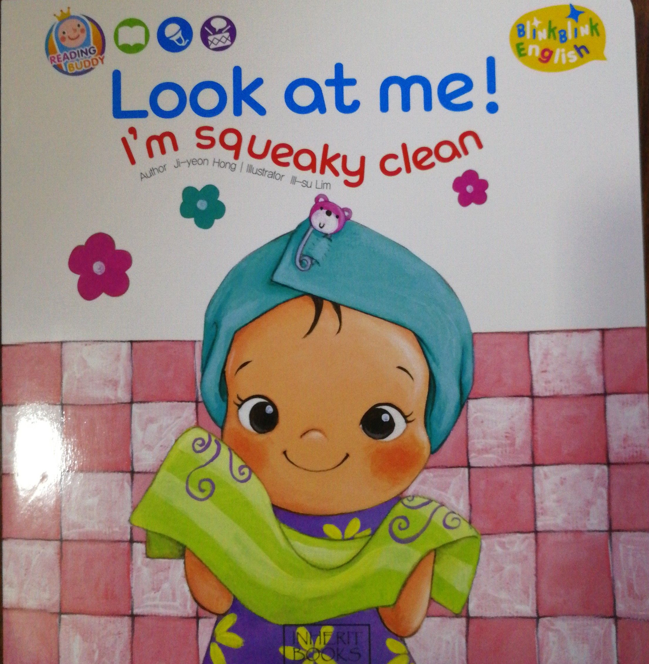 Blink blink English:Look at me!I'm squ