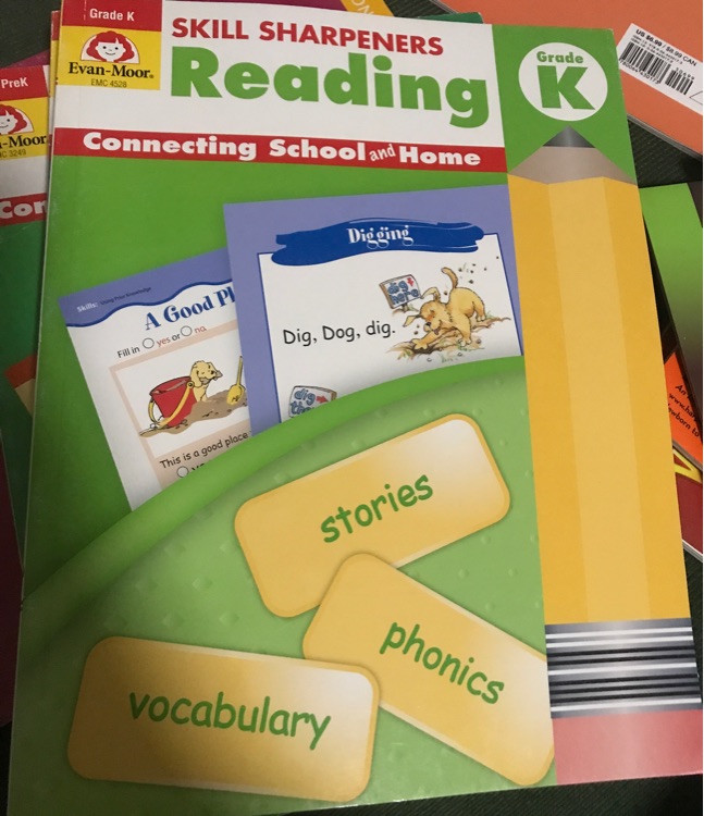 Skill Sharpeners Reading, Kindergarten