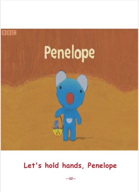 蓝色小考拉点读版 Penelope：Let's hold hands, Pe