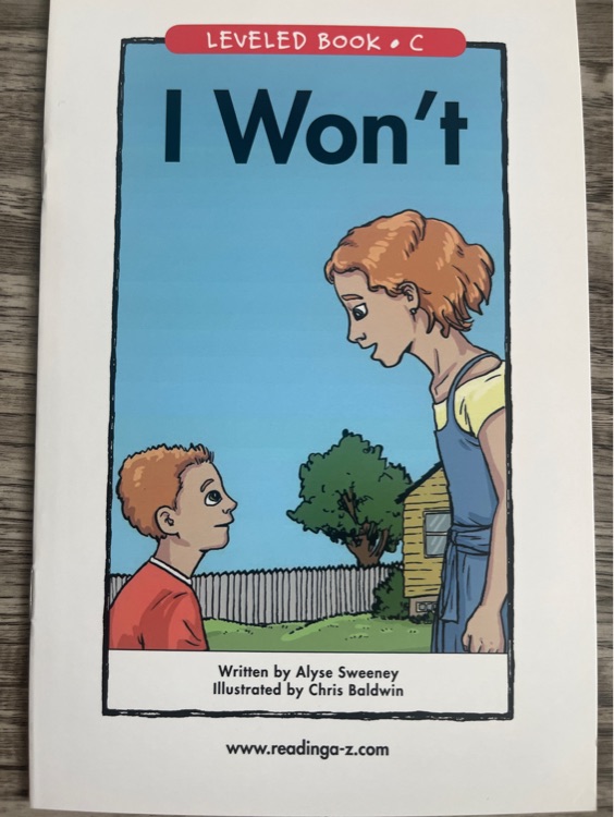 I Won't