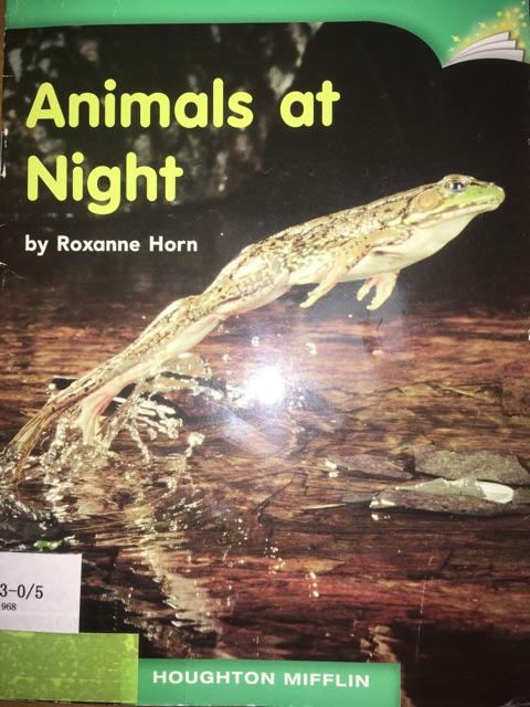 Houghton Mifflin Harcourt 1.2.7 Animal