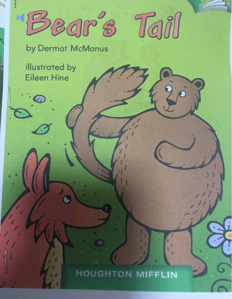 Houghton Mifflin Harcourt 1.3.12 Bear'