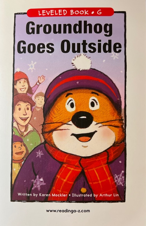 Groundhog Goes Outside