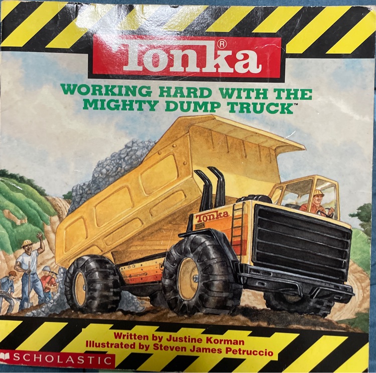 Tonka working hard with the mighty dum
