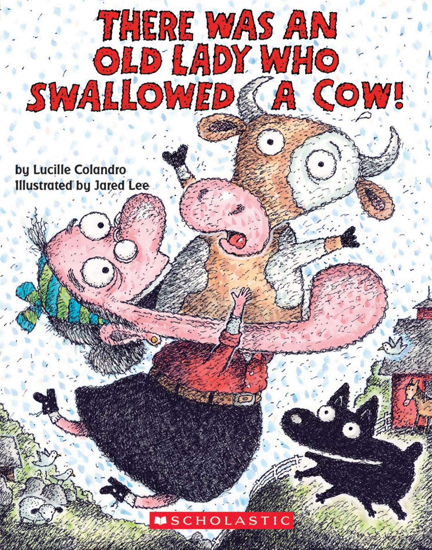 There was an old lady who swallowed a 