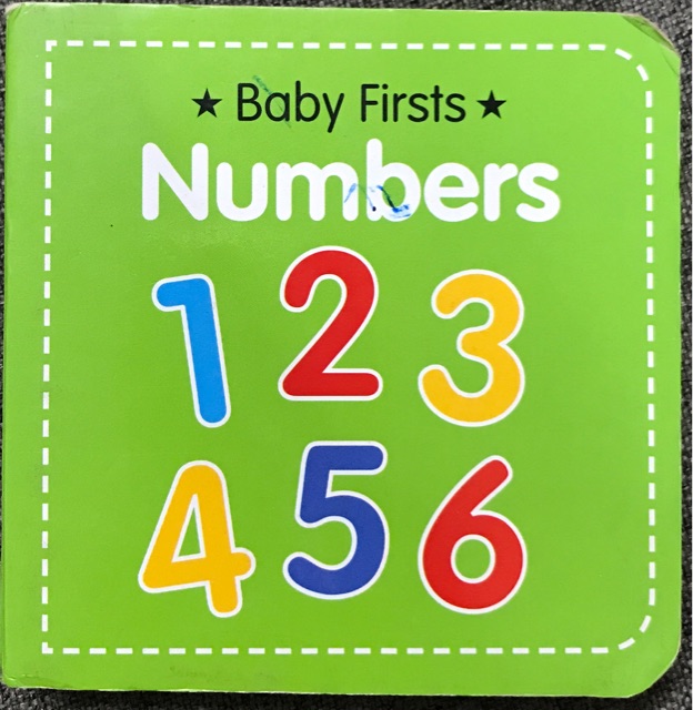 Baby firsts numbers