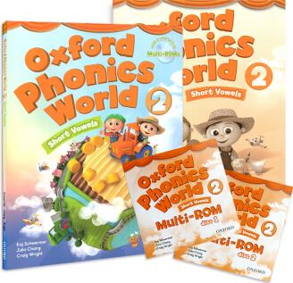 Oxford phonics world 2牛津自然拼读 课本+练习册+AP