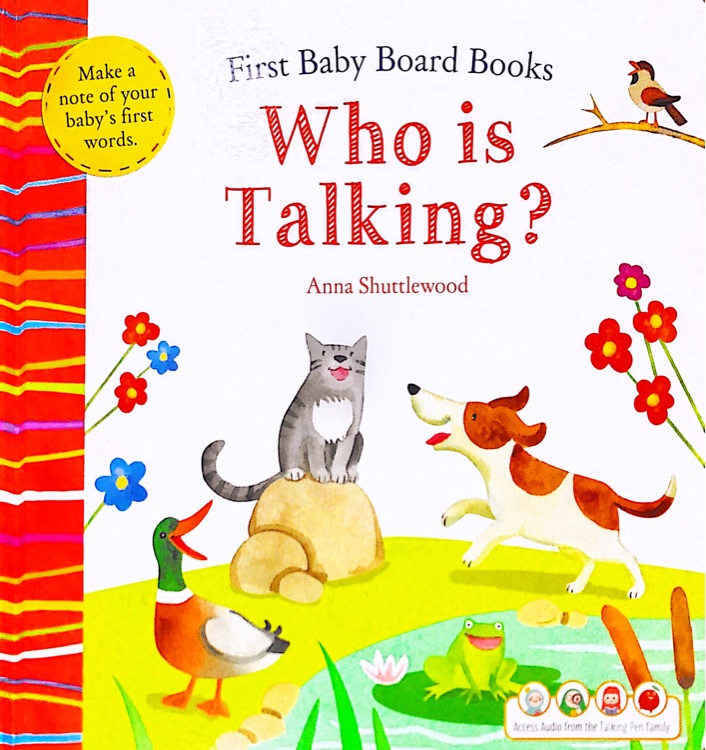 First baby board books: Who is Talking