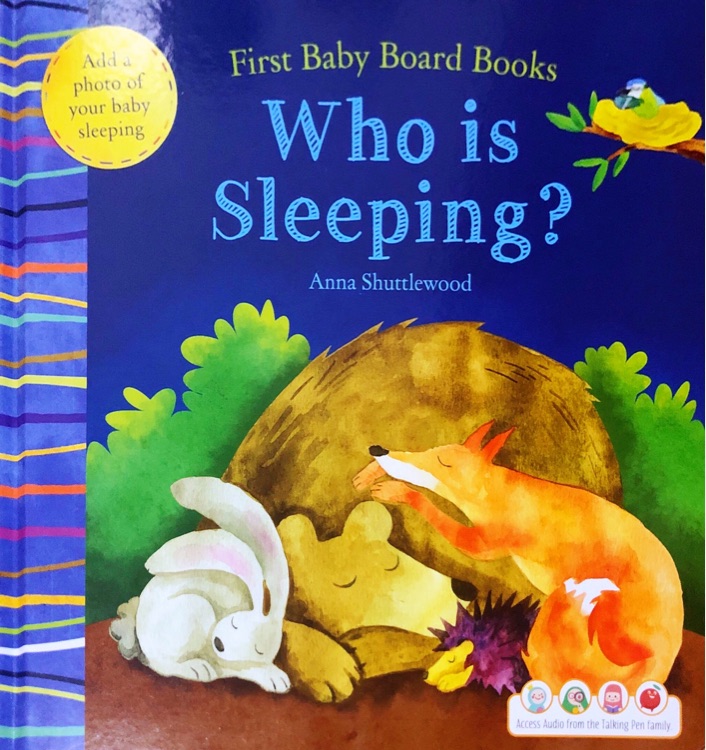 First baby board books·who is sleeping
