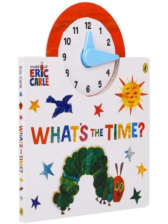 纸板时钟操作书 What's the Time?(点读版)