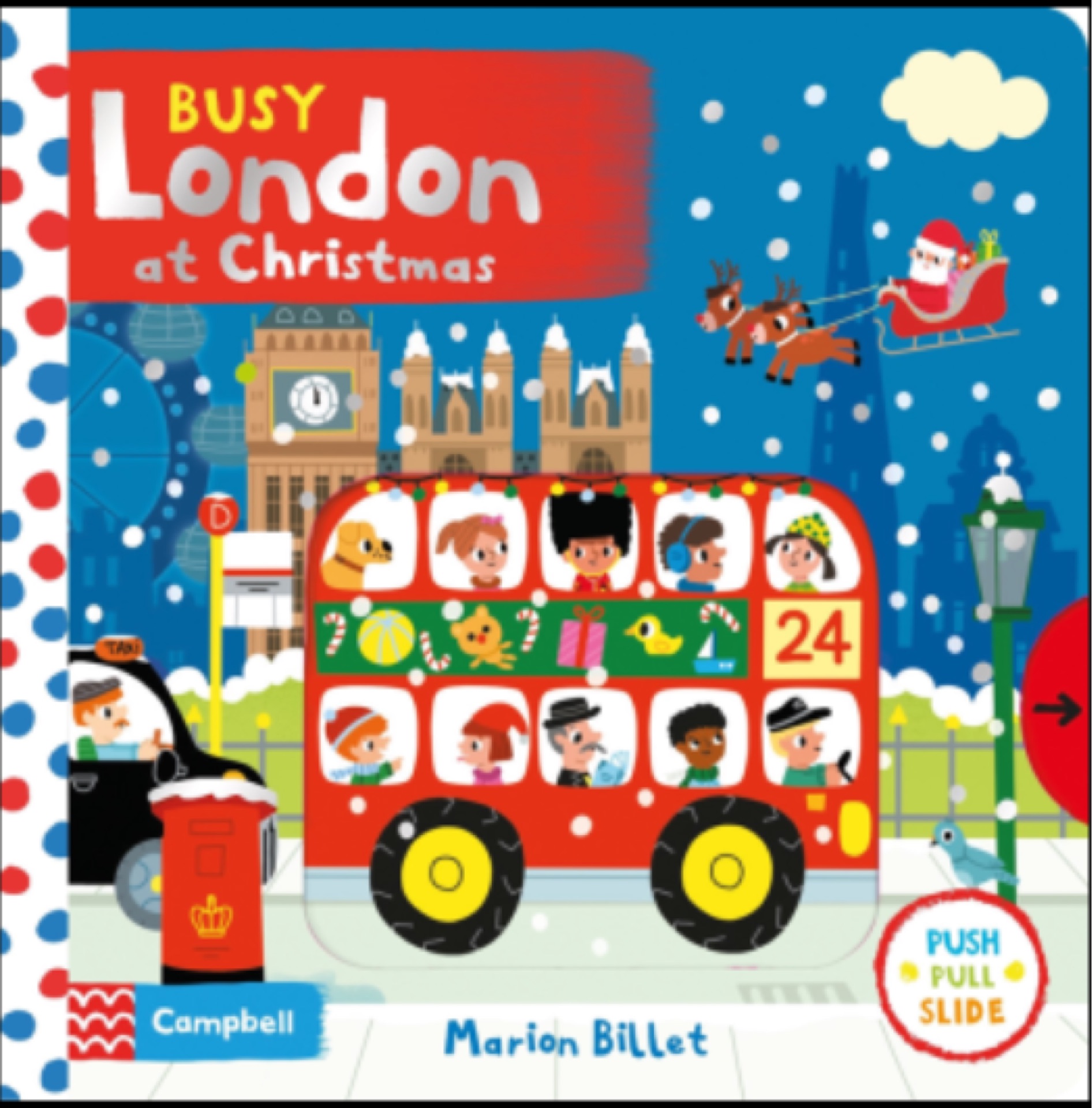 busy London at Christmas