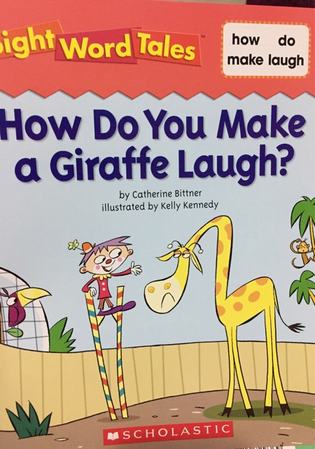 How do you make a giraffe laugh?