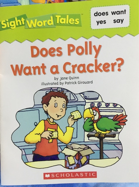 Does Polly want a cracker?