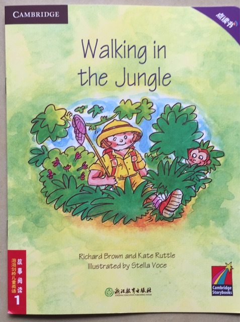 泡泡剑桥儿童英语故事阅读1: Walking in the Jungle