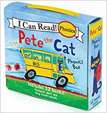 Pete the Cat Phonics Box: Includes 12 
