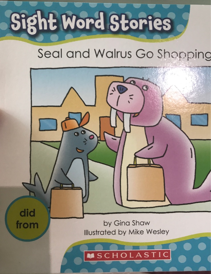 Seal and walrus go shopping