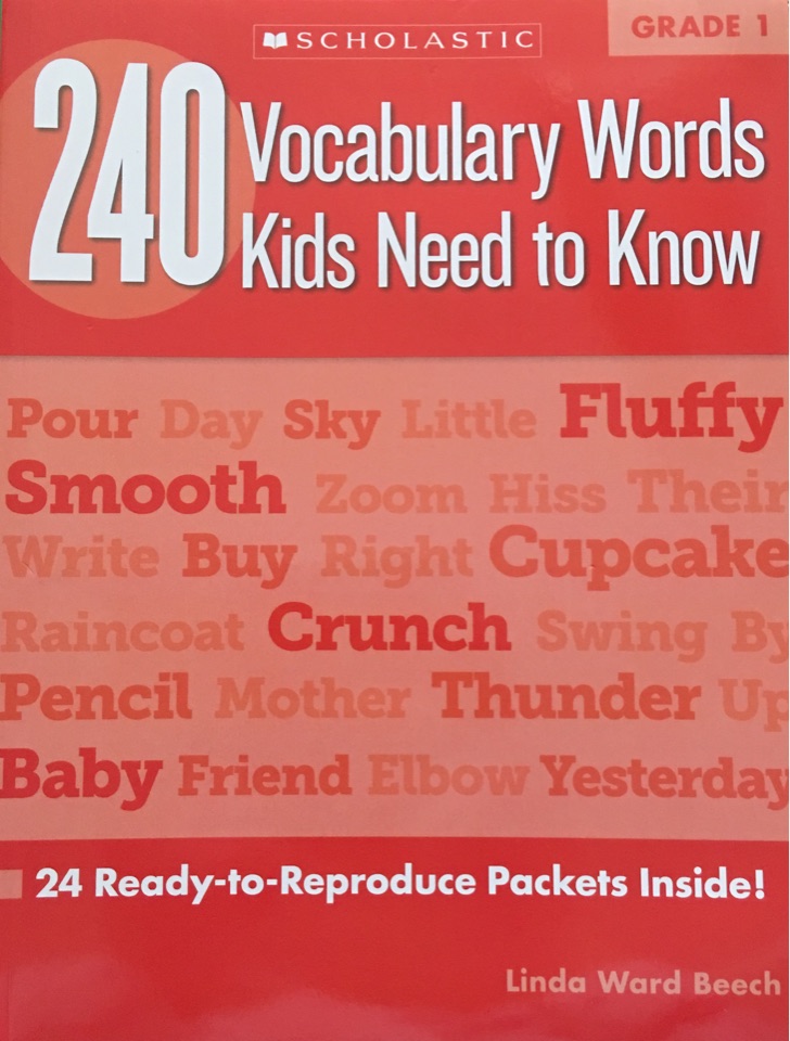 240 Vocabulary Words Kids Need to Know