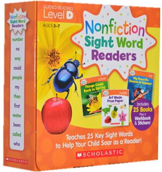 学乐常见词科普分级读本 D级 Nonfiction Sight Word R