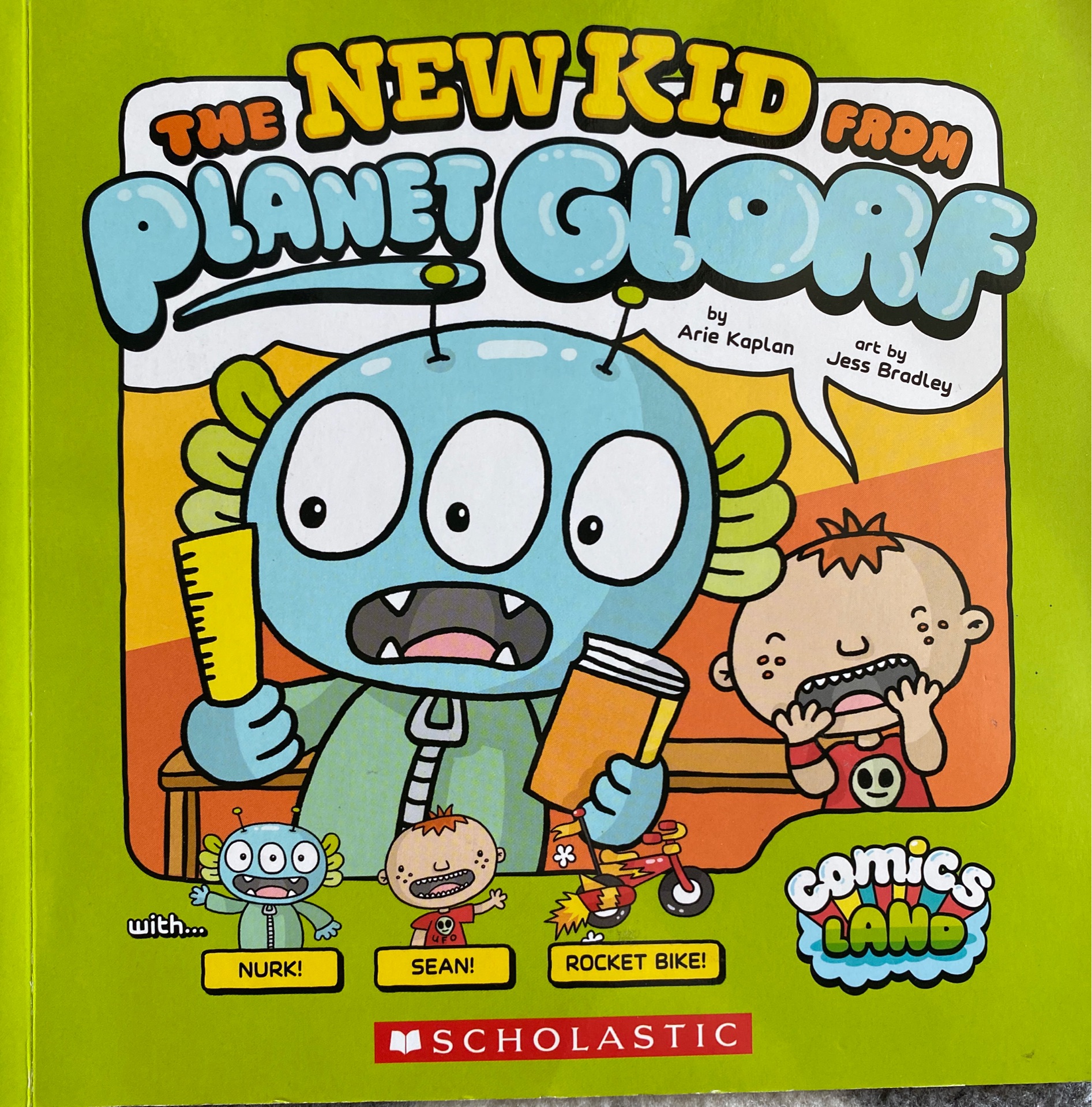 the new kid from planet glorf