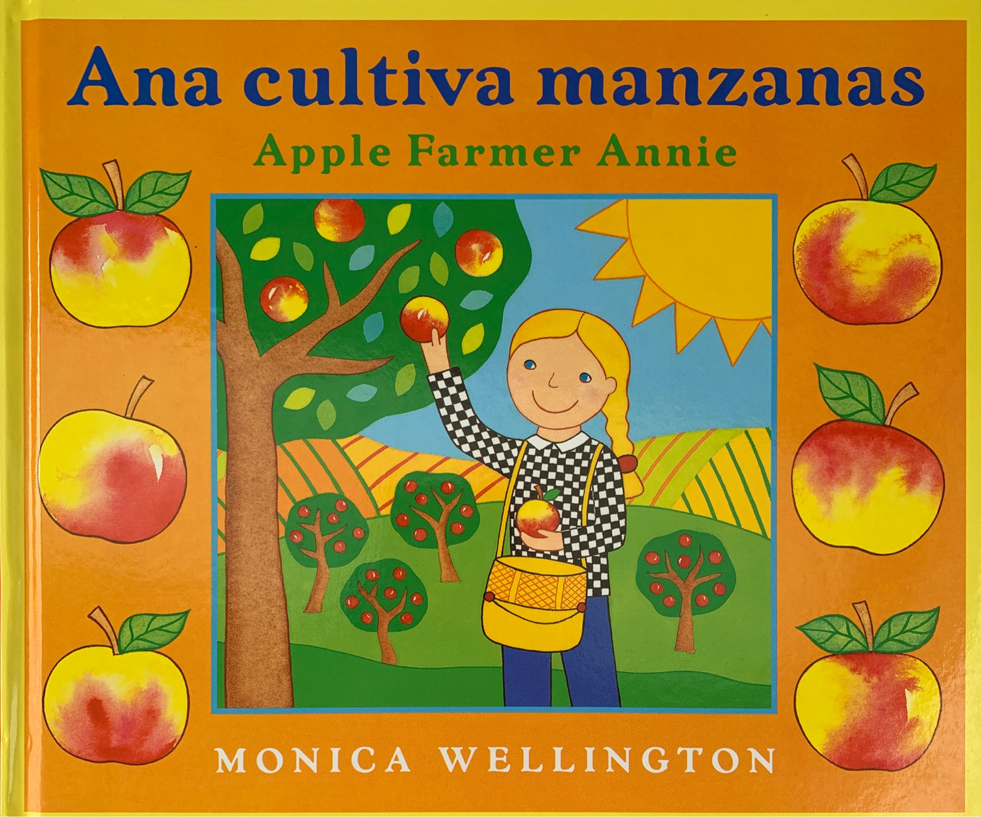 Ana cultiva manzanas
