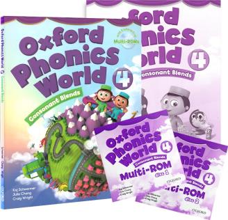 Oxford phonics world 4 牛津自然拼读 课本+练习册+2