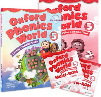 Oxford phonics world 5 牛津自然拼读 课本+练习册+2