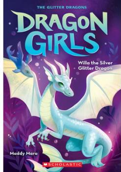 Willa the Silver Glitter Dragon (Drago