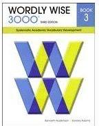 Wordly Wise 3000 Student Book Grade 3,