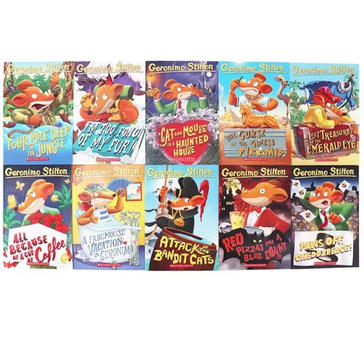 老鼠记者1-10册 Geronimo Stilton英文原版儿童探险小说章节
