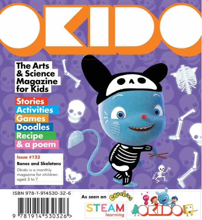 okido #123  bones and skeletons