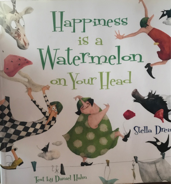 Happiness is a watermelon on your head