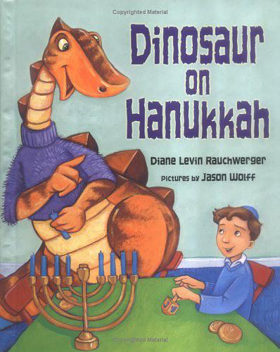 Dinosaur on Hanukkah