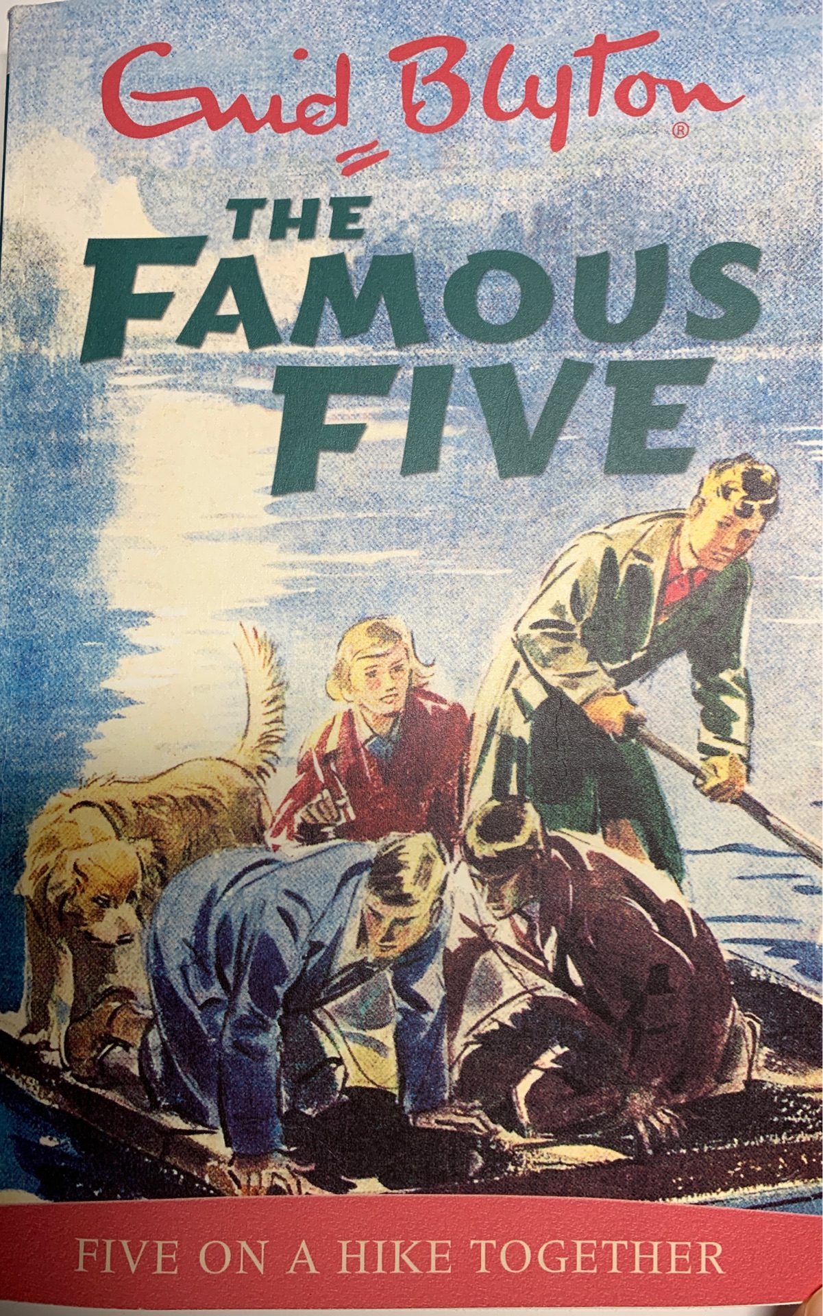 the famous five-five on a hike togethe