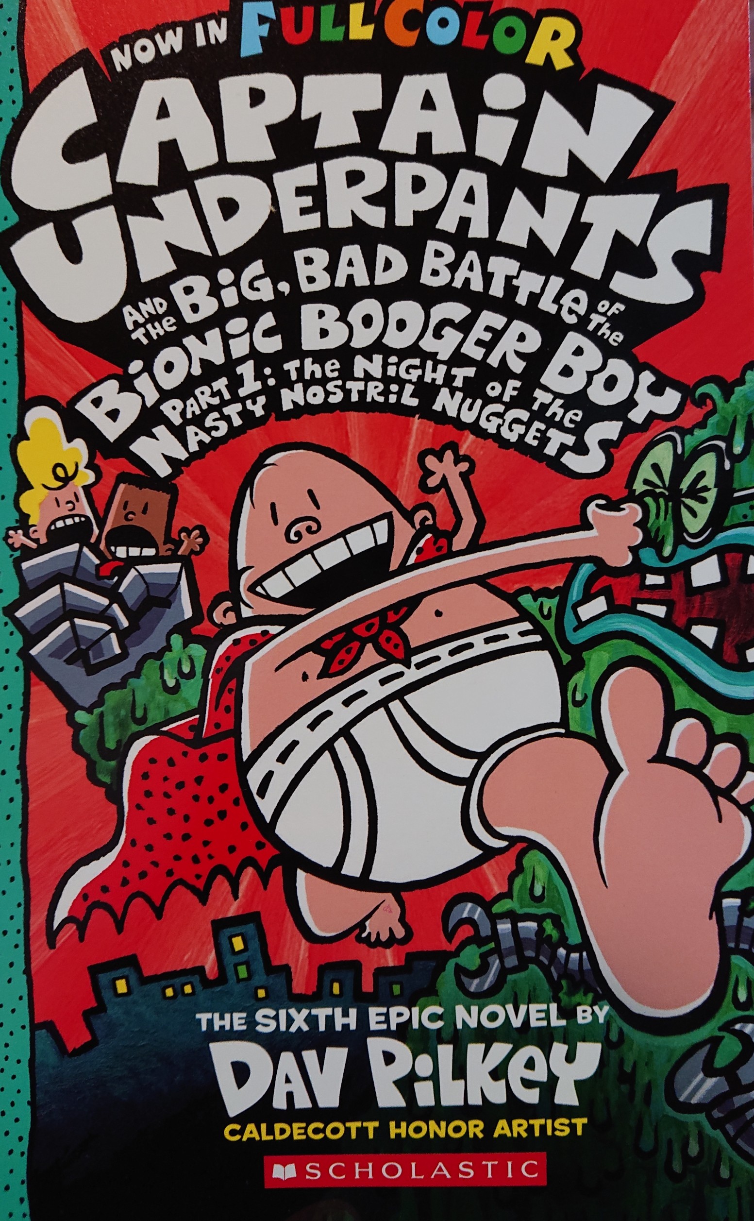 Captain Underpants #6 and the big, boo