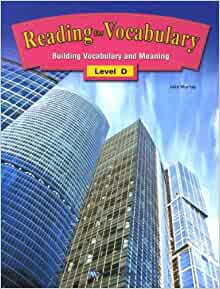 READING FOR VOCABULARY LEVEL. D (Korea