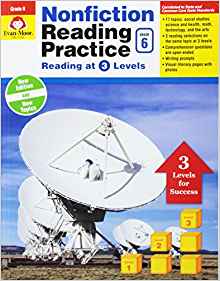 Nonfiction Reading Practice, Grade 6