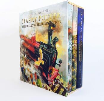 哈利波特(1-3)英国版 彩绘插图收藏版 英文进口原版 /Harry Pot