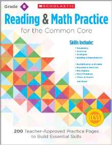 Reading and Math Practice: Grade 6: 20