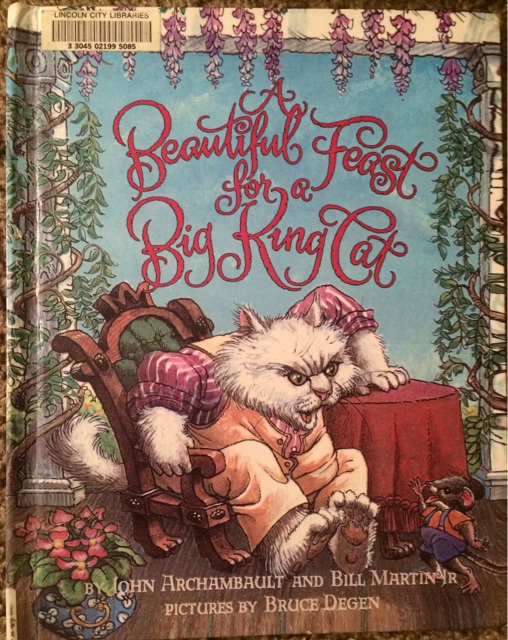 Beautiful Feast for a Big King Cat