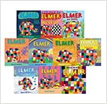 Elmer Collection 12 Books Set By David