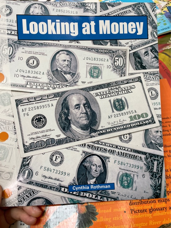 looking at money