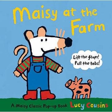 小鼠波波蓝盒: Maisy at the Farm(机关书)