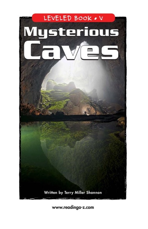 Mysterious Caves (RAZ V)